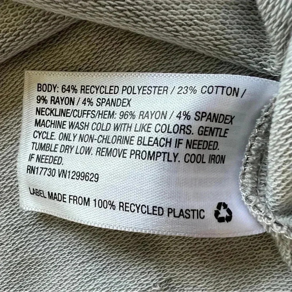 KNOX ROSE Women’s BEIGE CAMOUFLAGE PULLOVER SWEATSHIRT Size Large - Picture 6 of 7